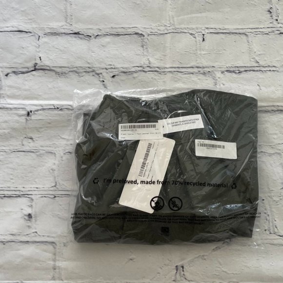 Cherry Koko Pleat Yourself Faux Leather Mini Skirt - Picture 9 of 9